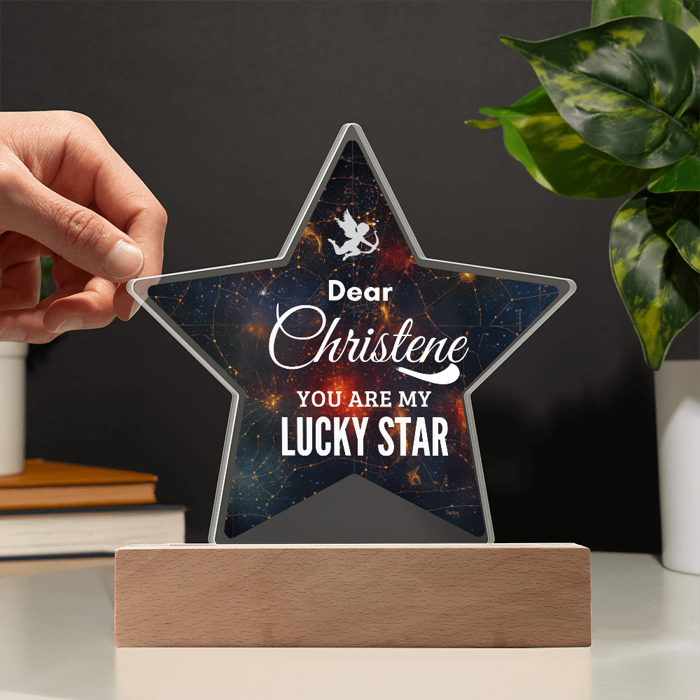 Daughter You Are My Lucky Star Acrylic Plaque
