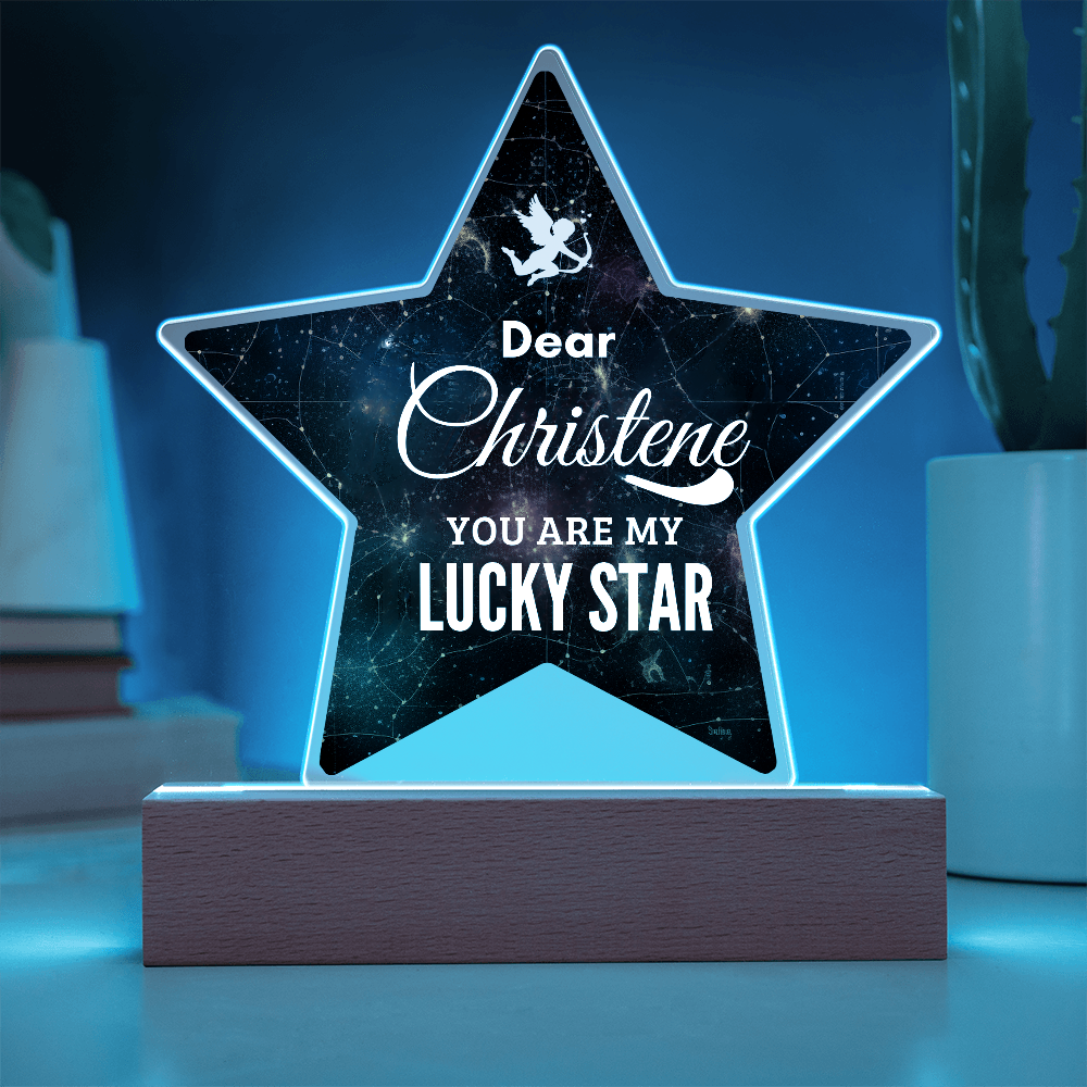 Daughter You Are My Lucky Star Acrylic Plaque