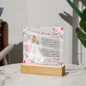 Mother In Law Wedding Printed Square Acrylic Plaque