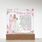 Mother In Law Wedding Printed Square Acrylic Plaque