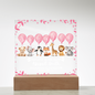 Welcome To The World Baby Girl Balloon Plaque