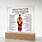 Spanish Male Graduation Printed Square Acrylic Plaque