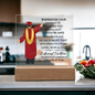 Male Graduation Printed Square Acrylic Plaque