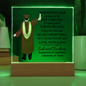 Male Graduation Printed Square Acrylic Plaque