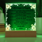 Marriage Prayer Printed Circle Acrylic Plaque