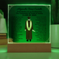 Spanish Male Graduation Printed Square Acrylic Plaque