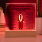 Spanish Male Graduation Printed Square Acrylic Plaque