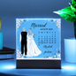 Marriage Calendar Printed Acrylic Square Plaque