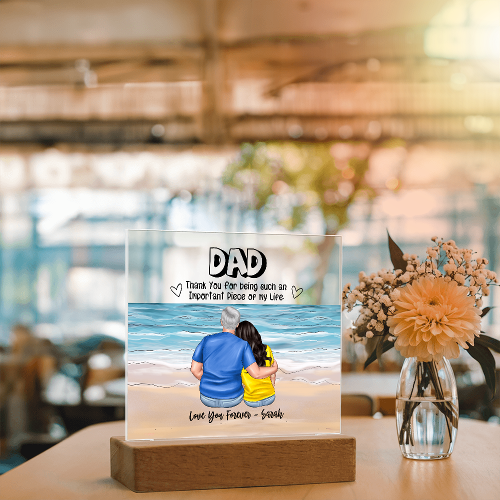 Dad You Are An Important Piece - Acrylic Square Plaque