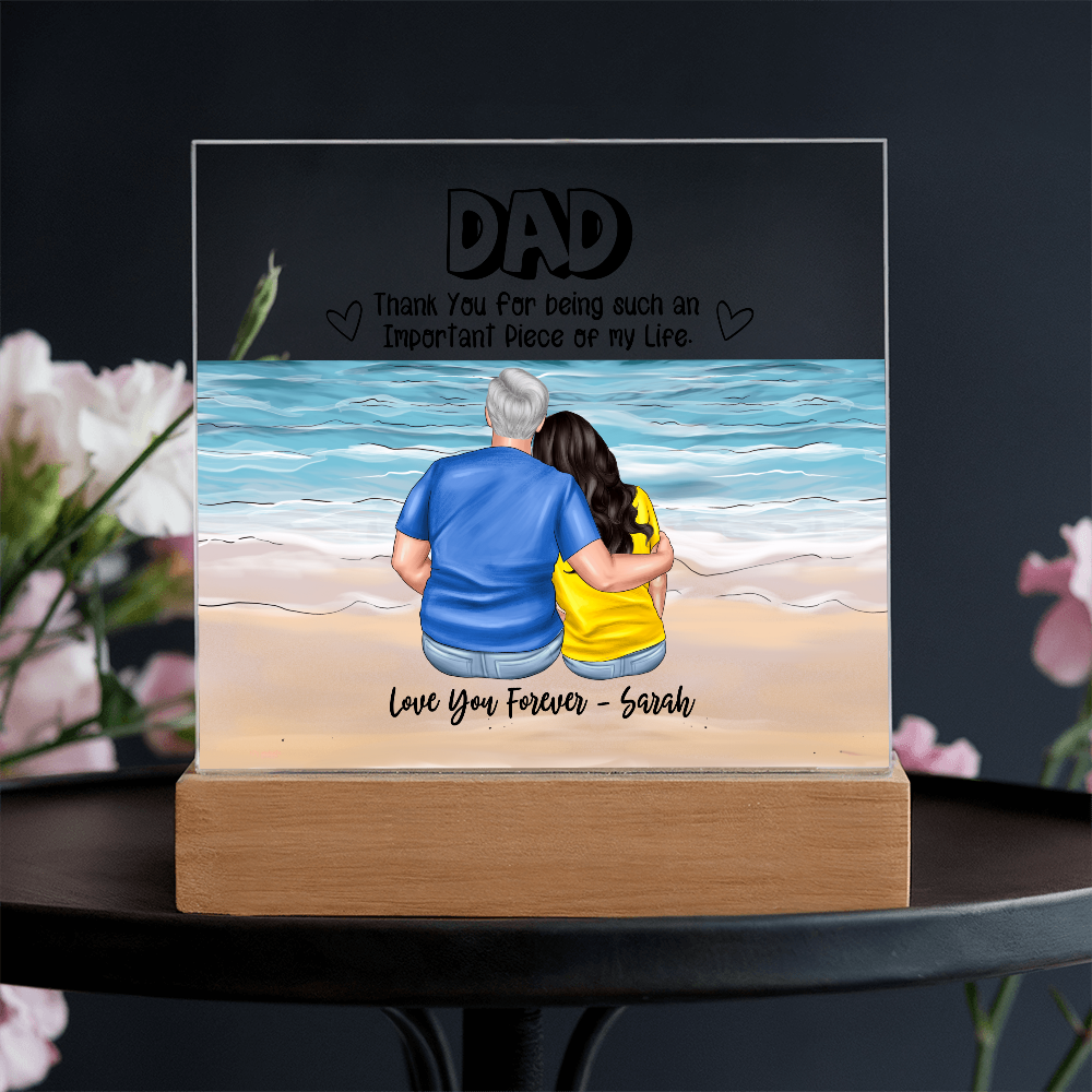 Dad You Are An Important Piece - Acrylic Square Plaque