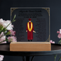 Spanish Male Graduation Printed Square Acrylic Plaque