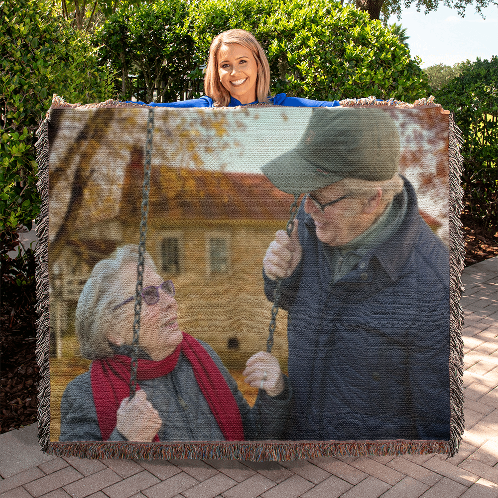 Photo Heirloom Woven Blanket (Landscape)