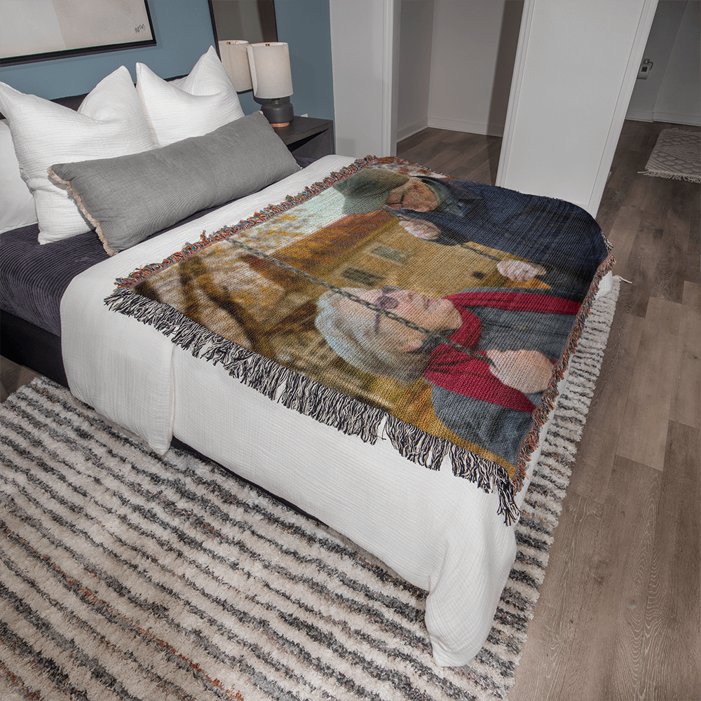 Photo Heirloom Woven Blanket (Landscape)