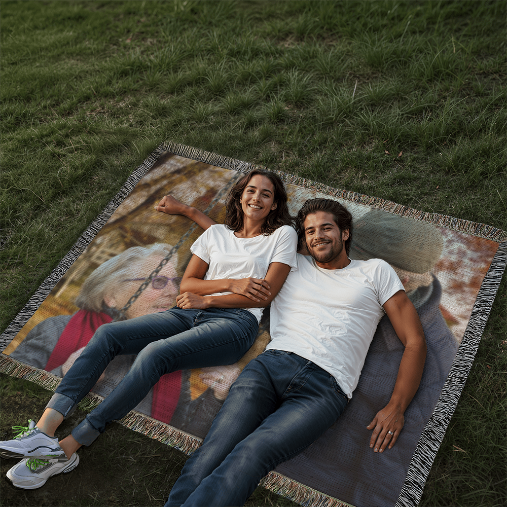 Photo Heirloom Woven Blanket (Landscape)
