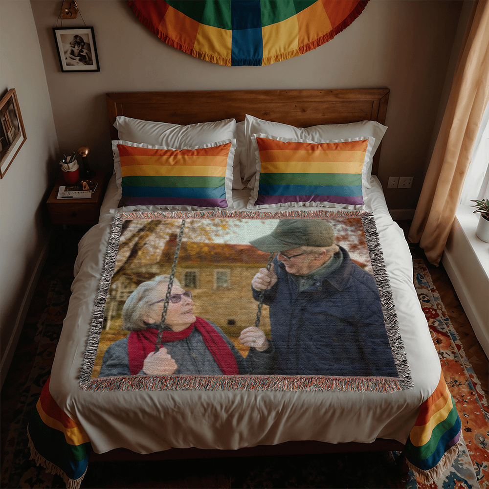 Photo Heirloom Woven Blanket (Landscape)