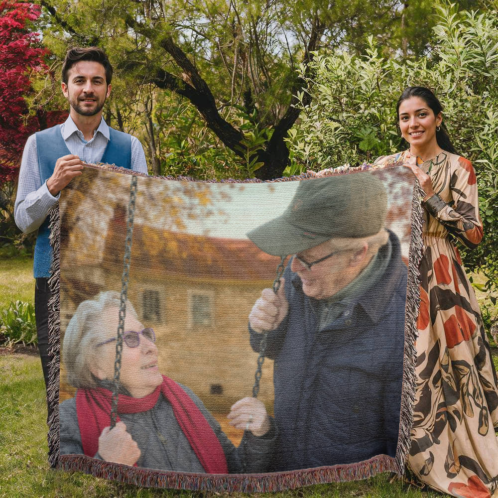 Photo Heirloom Woven Blanket (Landscape)