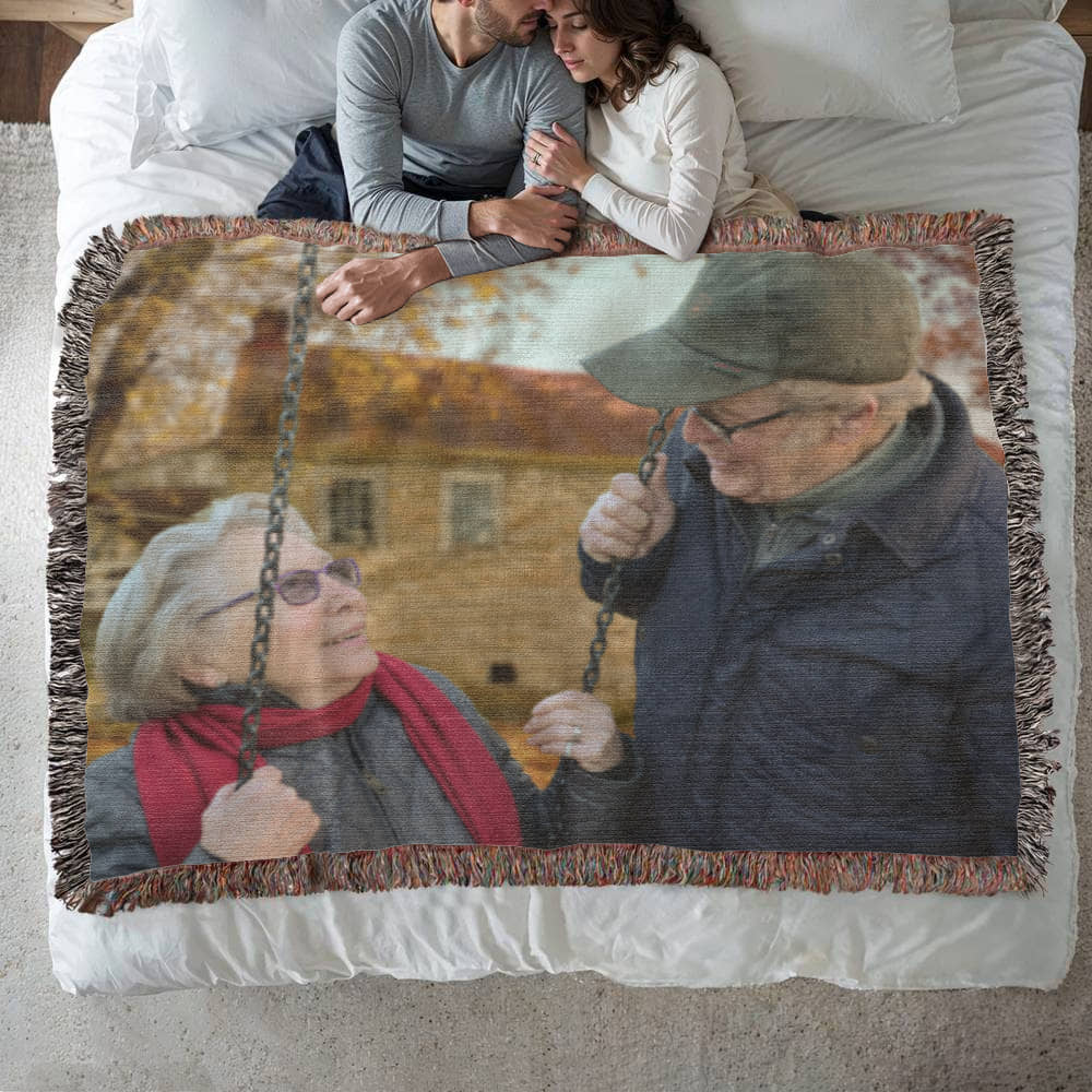Photo Heirloom Woven Blanket (Landscape)