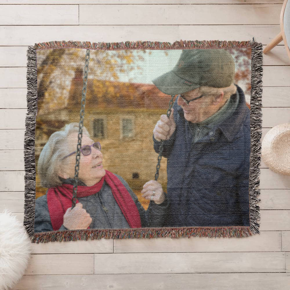 Photo Heirloom Woven Blanket (Landscape)
