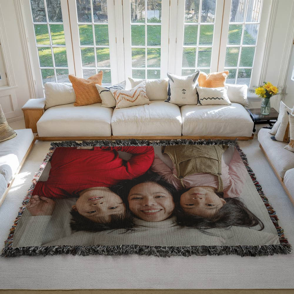 Photo Heirloom Woven Blanket (Landscape)