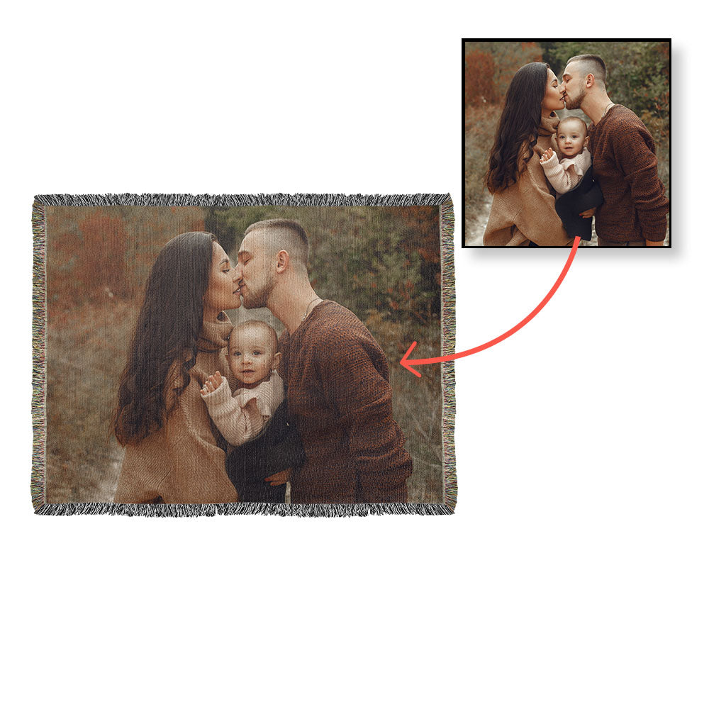 Photo Heirloom Woven Blanket (Landscape)