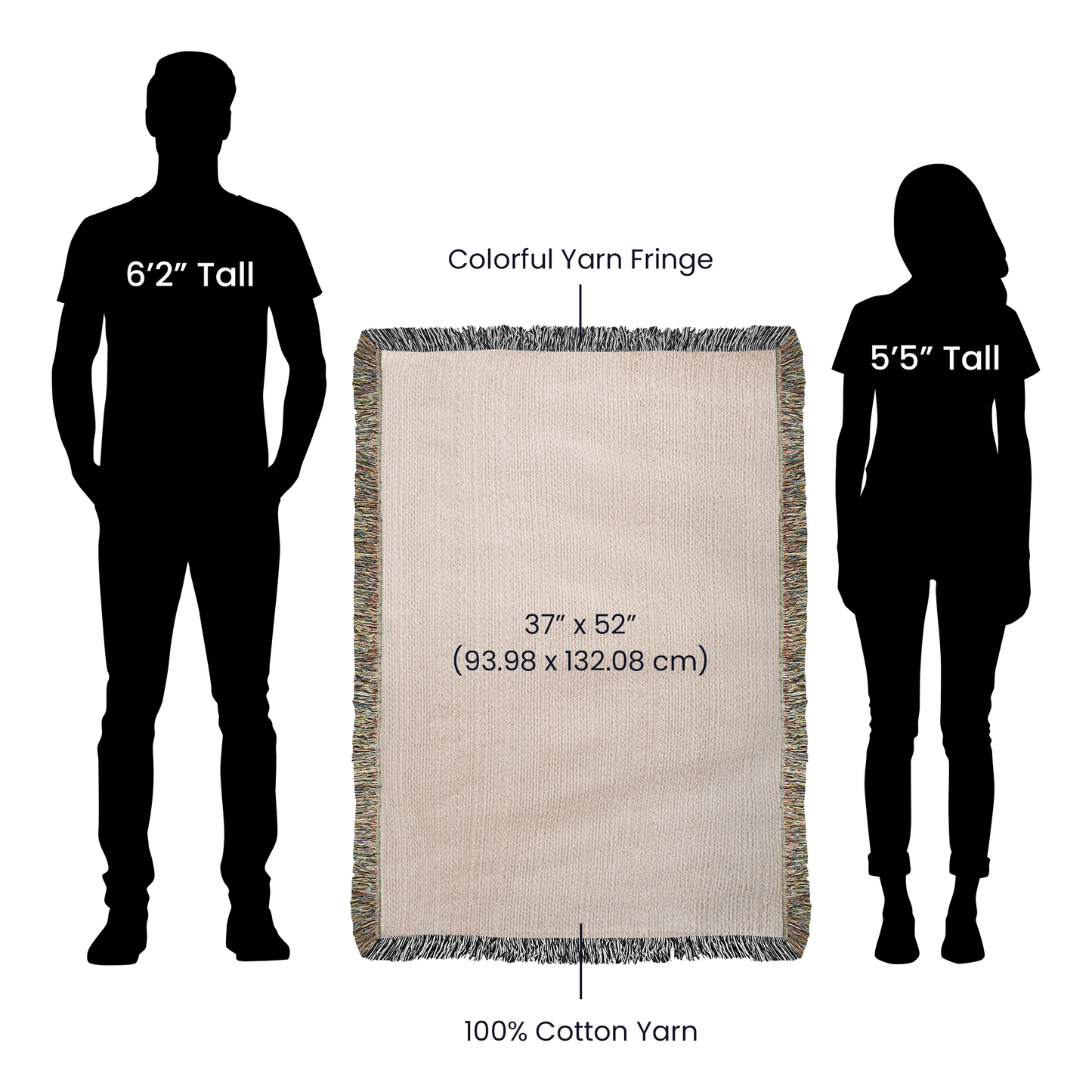Photo Heirloom Woven Blanket (Portrait)