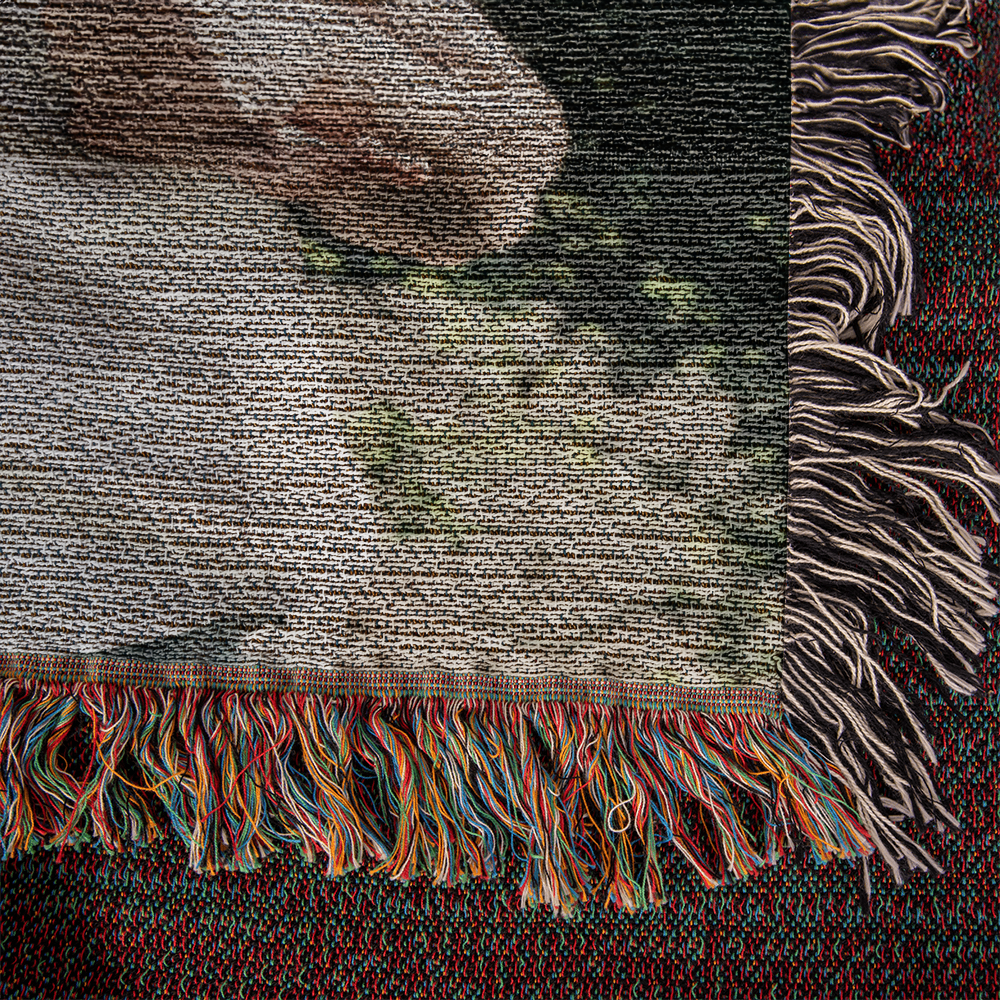 Photo Heirloom Woven Blanket (Portrait)
