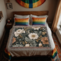 Boho Flowers Heirloom Blanket