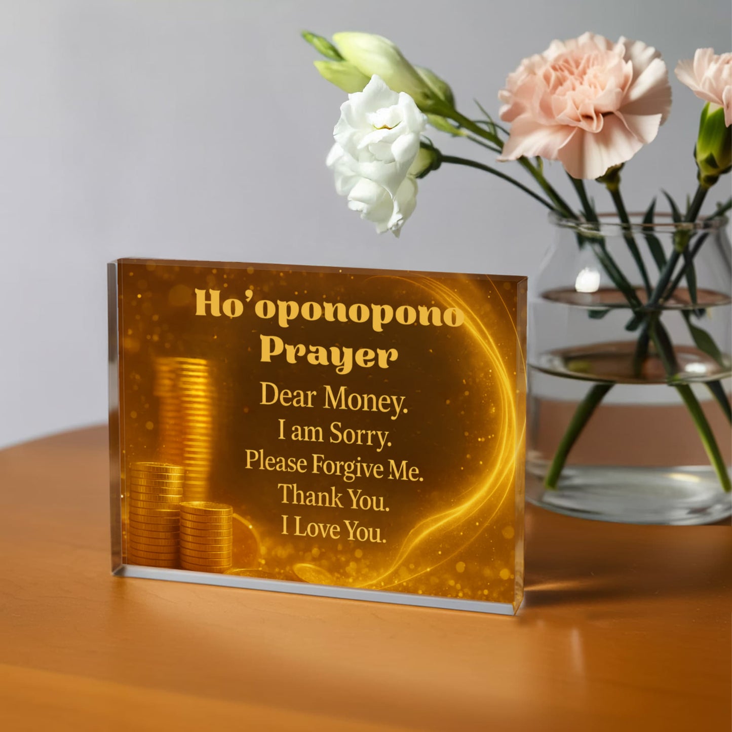 Money Ho'oponopono Plaque