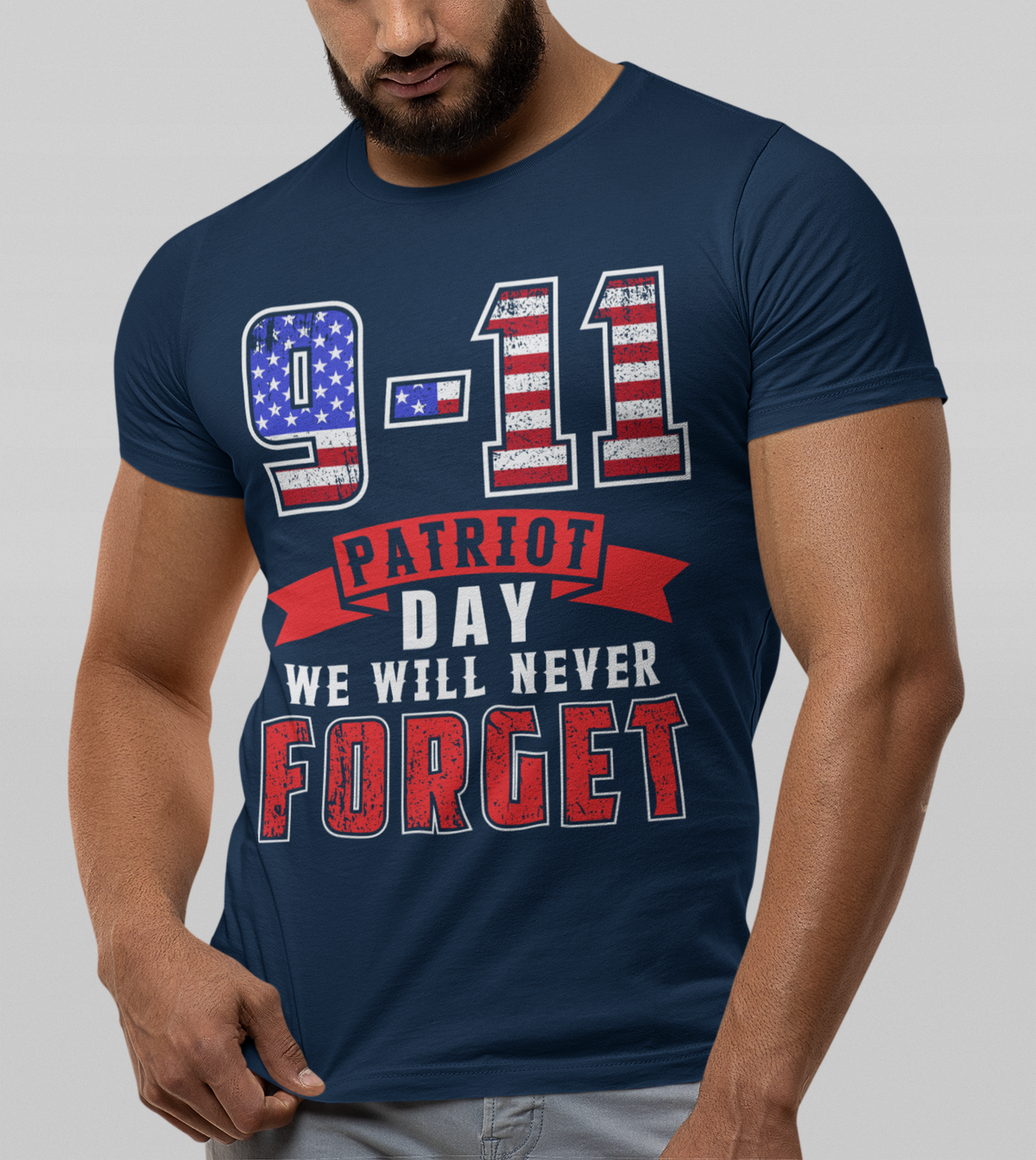9.11 Patriot Day We Will Never Forget T-Shirt