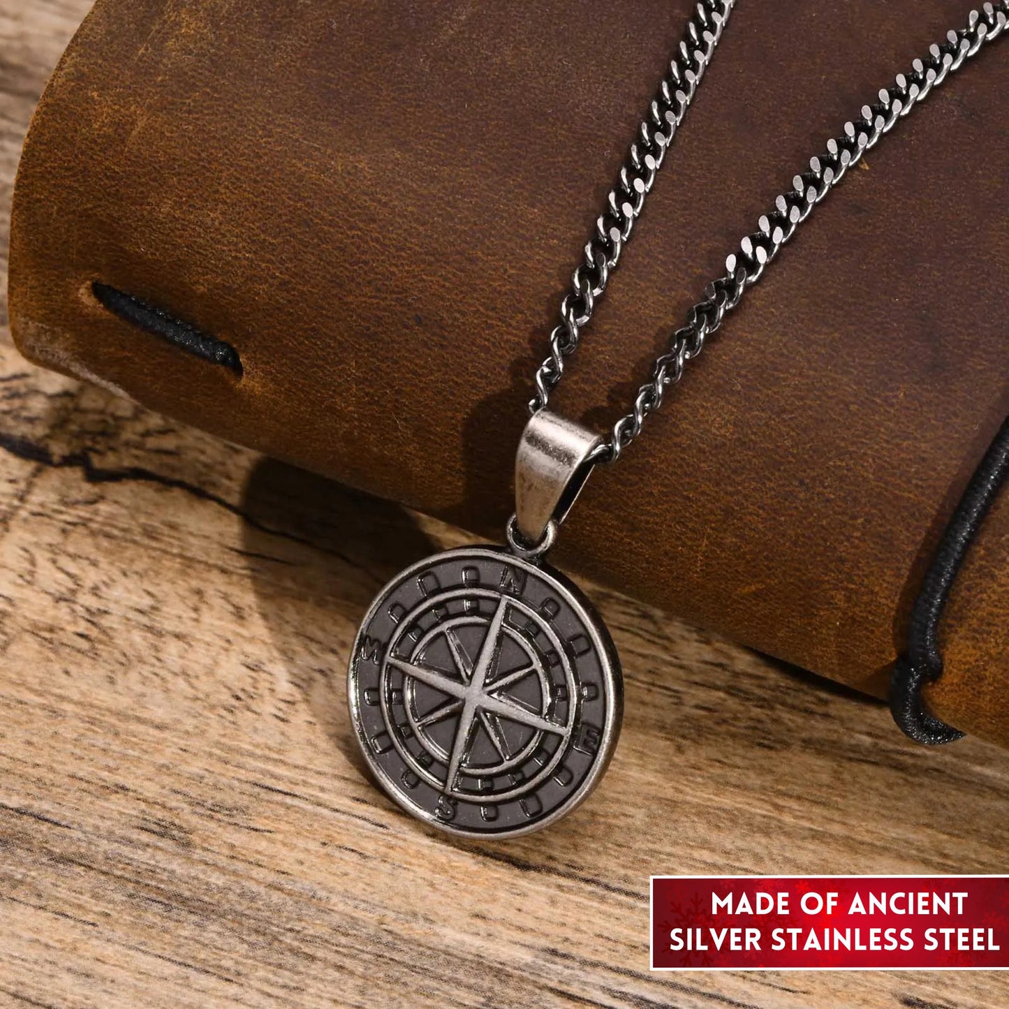 Personalized Compass Necklace For Son From Mom, Son Gifts From Mom, Son Birthday Gift, Graduation Gift, Gift For Son From Mom, Son Necklace