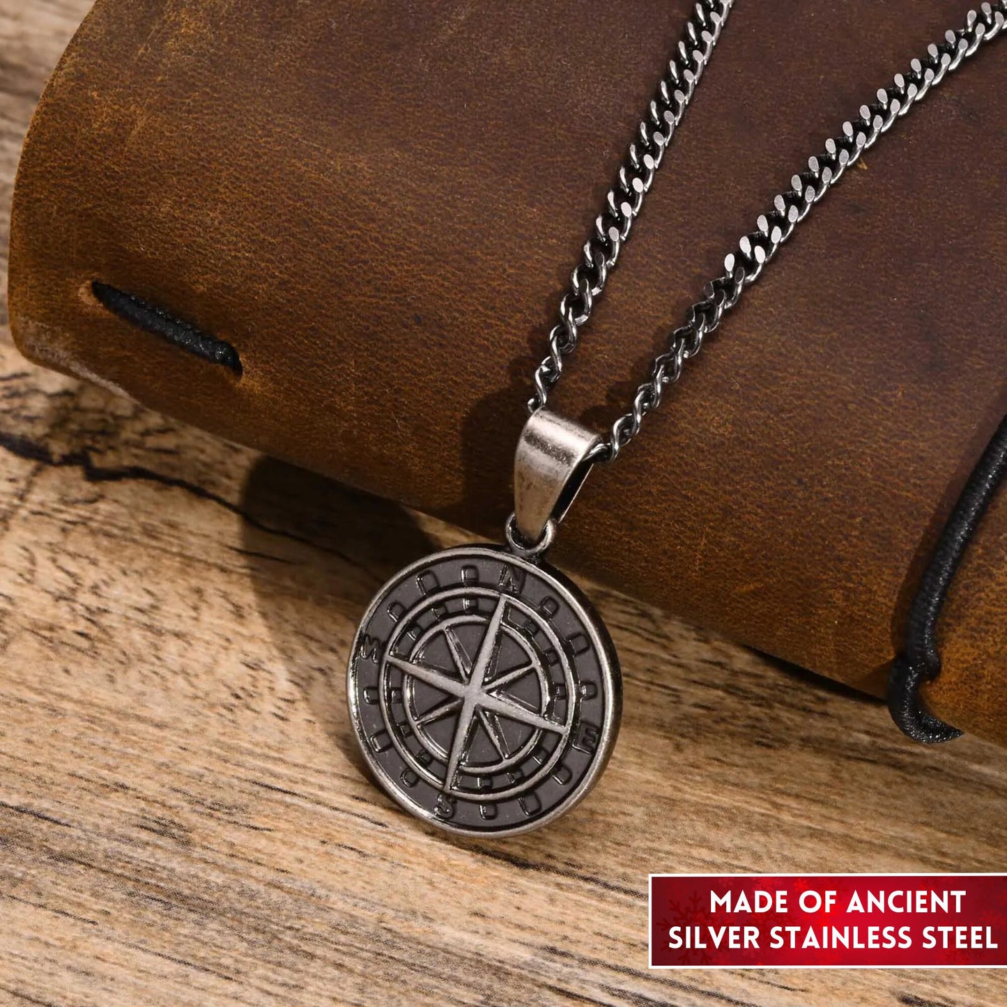 Personalized Compass Necklace For Son From Mom, Son Gift From Mom, Graduation Gift For Son, Birthday Gift For Son, Necklace For Son From Mom
