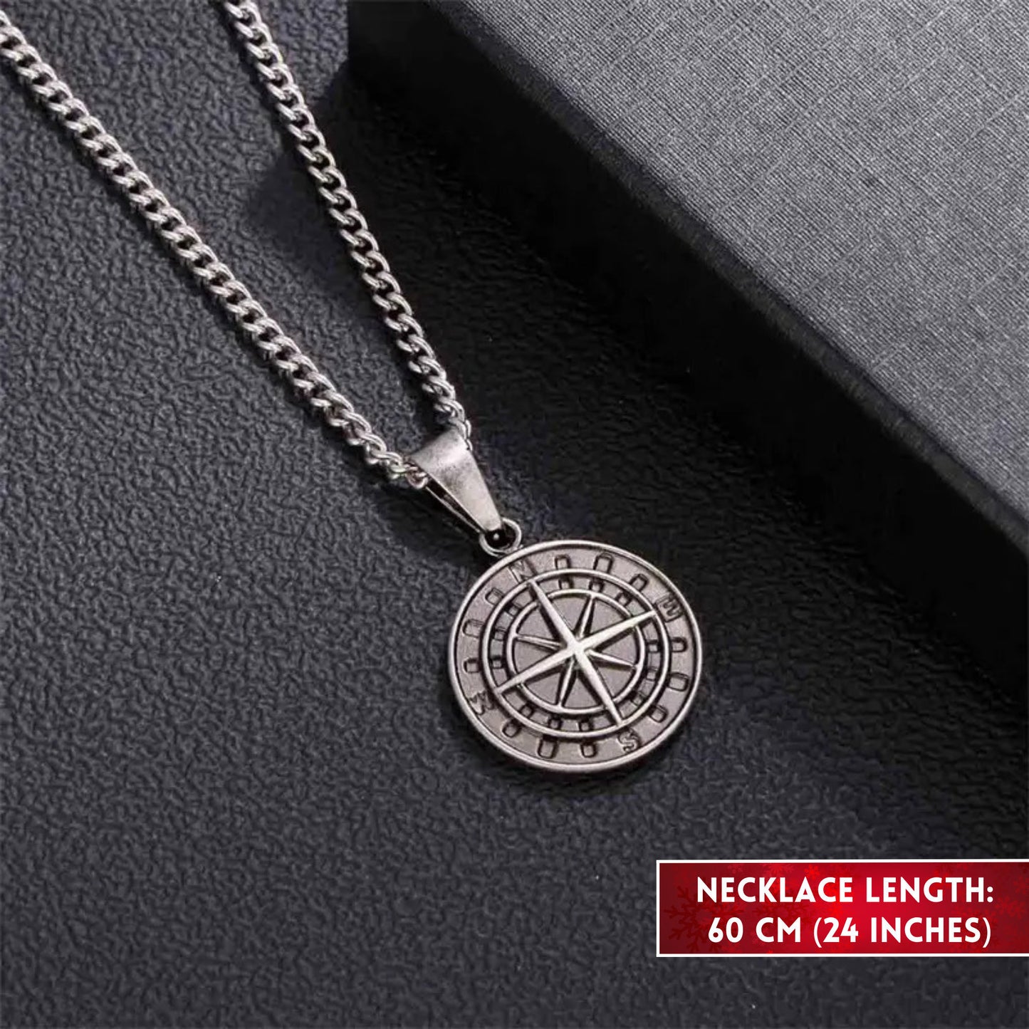 Valentines Day Compass Necklace, To My Soulmate Personalized Gifts, Promise Necklace For Him Gift From Girlfriend, Fiance & Wife