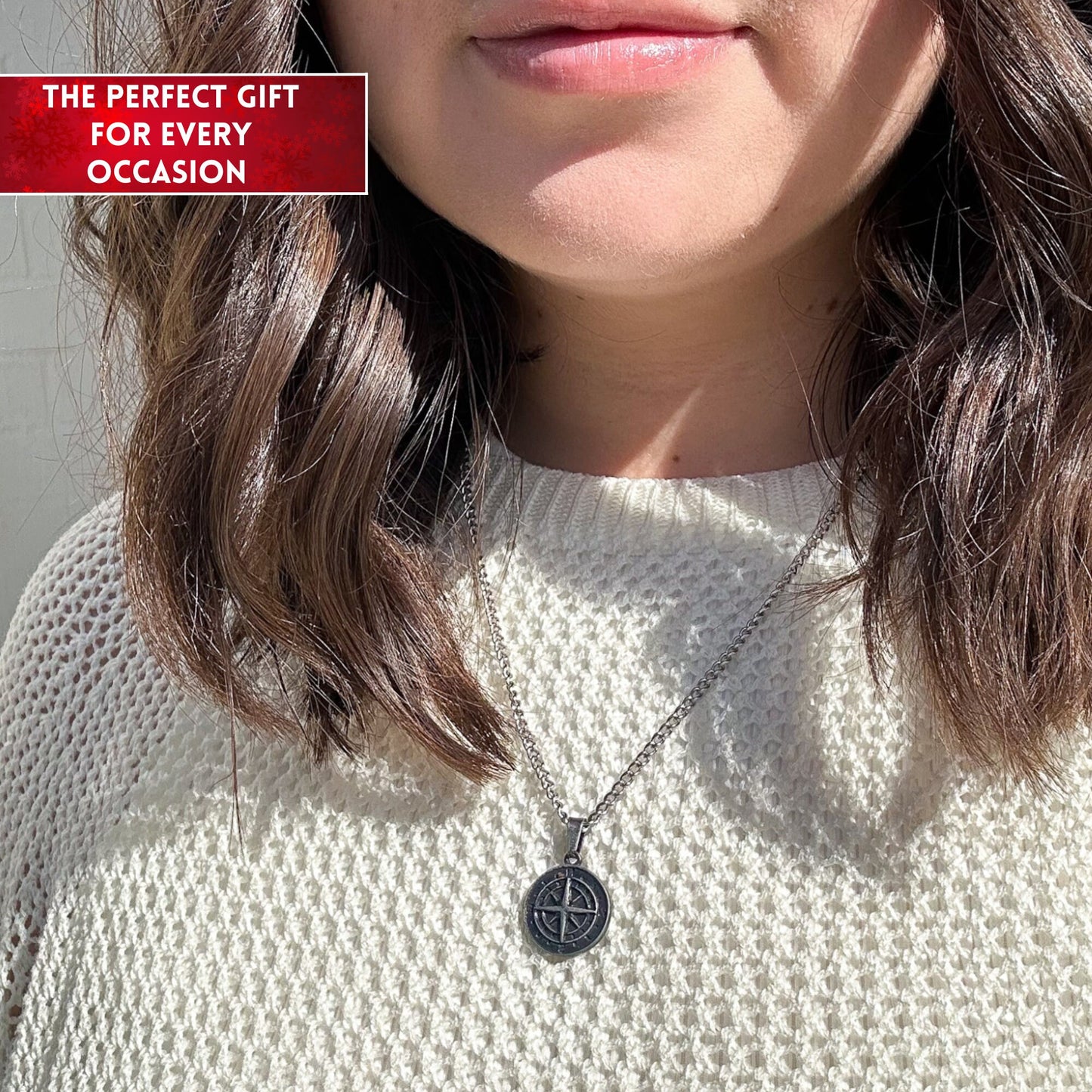 To My Beautiful Wife Compass Necklace, Valentines Day Gift For Her, Meaningful Gifts For Wife, Love Letter Necklace, 1st Anniversary Gift