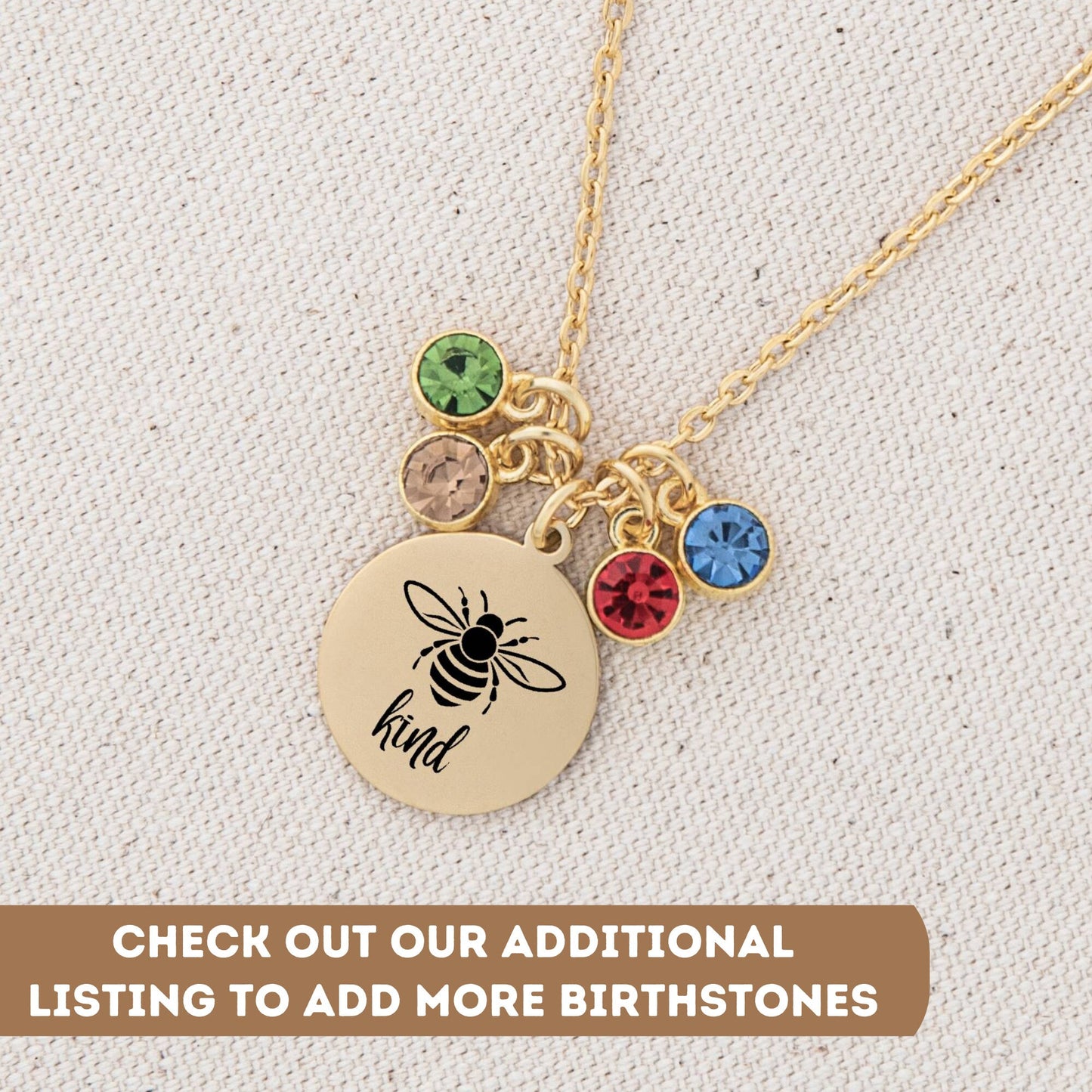 Personalized Bee Kind Necklace for Mom Gift, Mom Puzzle Gift, Mom jewelry, Mom gift, Mom necklace, Mom pendant silver, Mom charm necklace