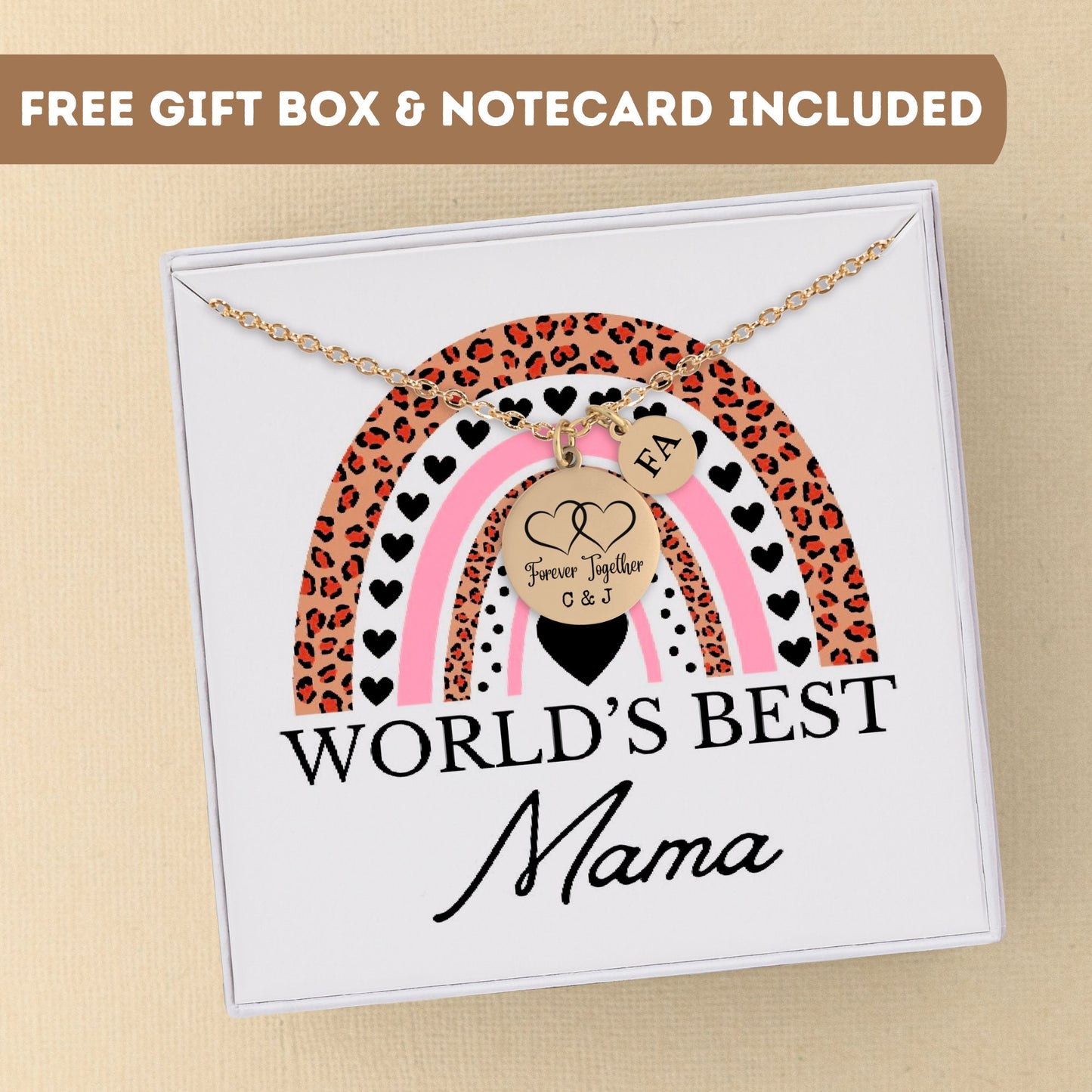 Personalized Mama Necklace Gift, Worlds Best Mama Gift, Gift From Daughter To Mom, Mom Gift, Mom Necklace, Mother Necklace, Mom Pendant Gift