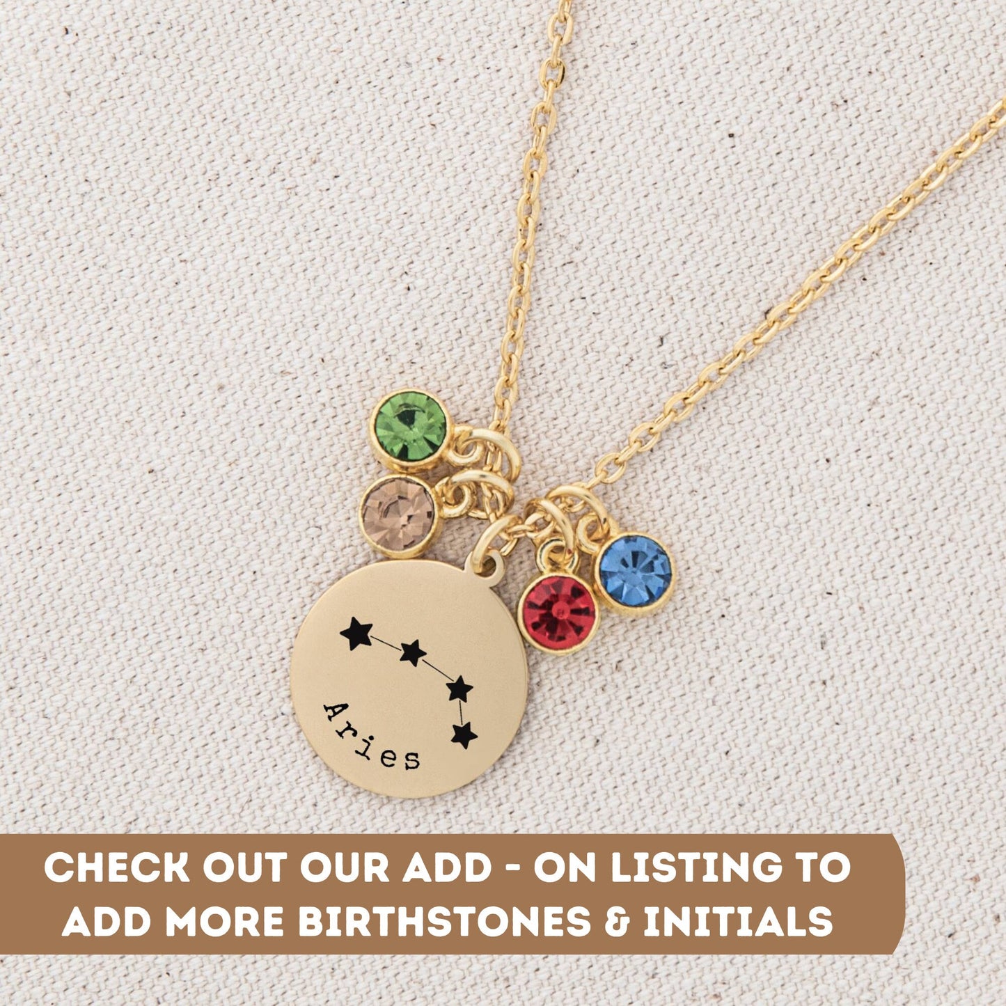 Personalized Necklace for Mom, Celestial Jewelry, Constellation Necklace, Appreciation Gifts For Her, Zodiac Star Sign Necklace For Women