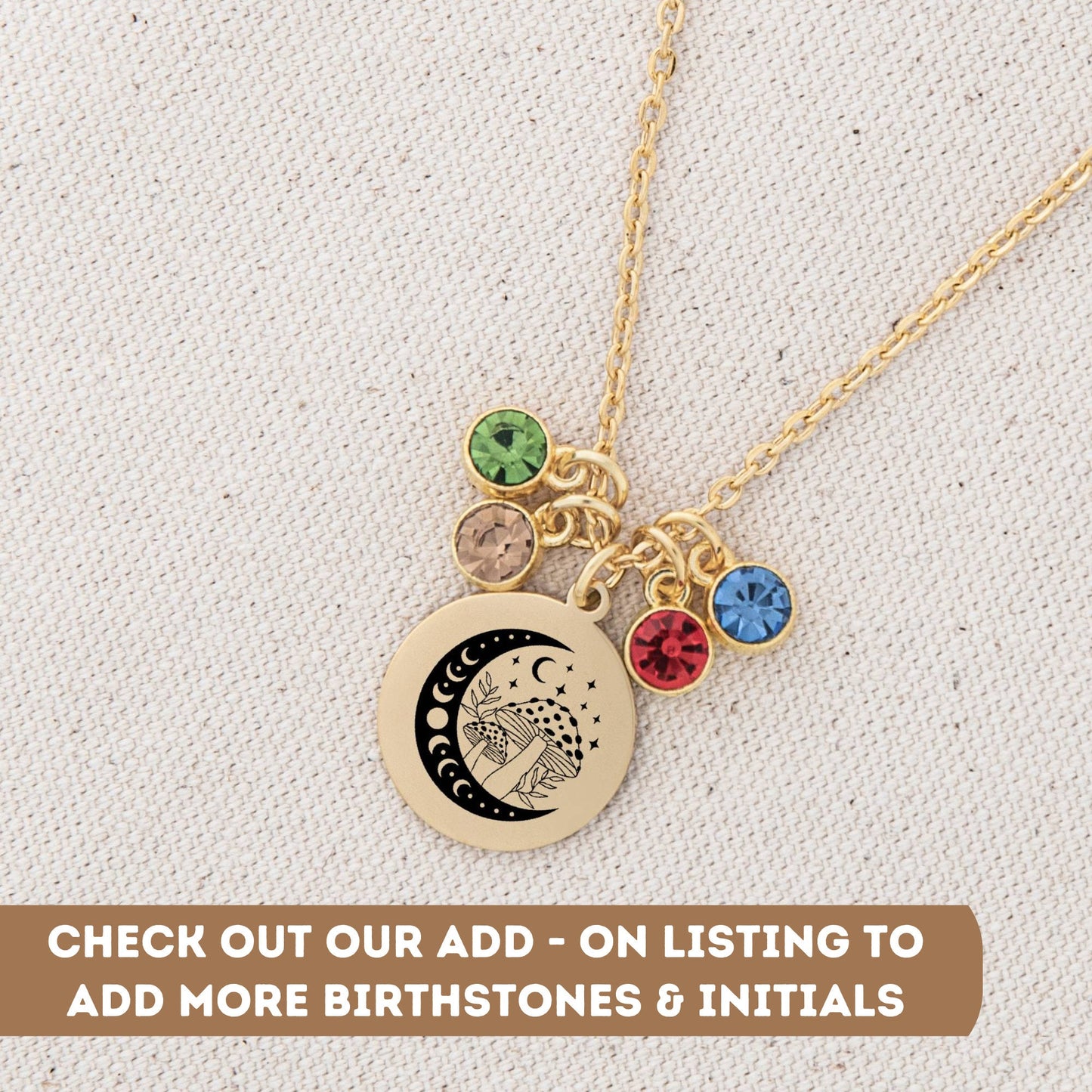 Personalized Necklace For Mom Gift, F Off Gardening Necklace, Mom Jewelry, Mom Gift, Mom Necklace, Mother Necklace Birthstone, Mother Charm