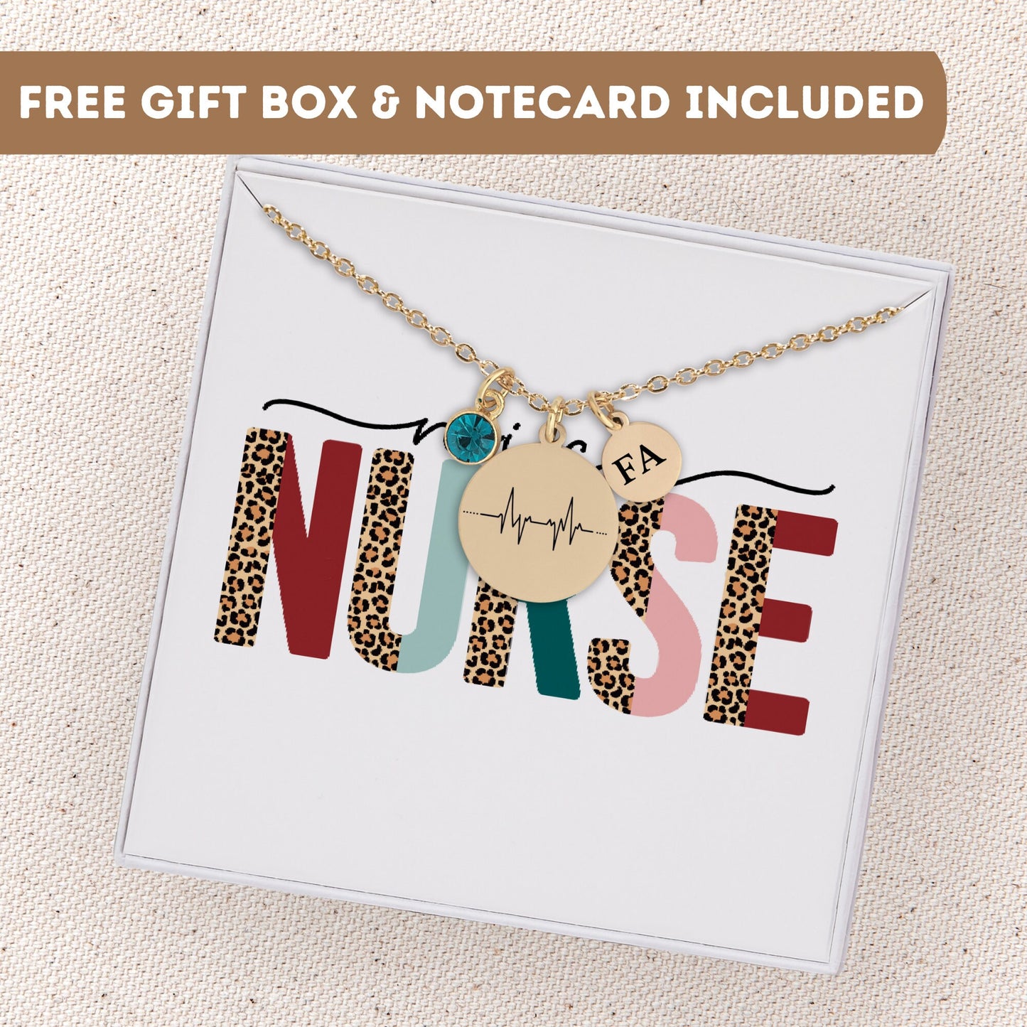 Nicu Nurse Necklace, Nurse Jewelry, Nurse Charm, Cute Nurse Gift, Nursing Graduation Gift, Nurse Appreciation Gift, Nurse Pendant, RN Gift