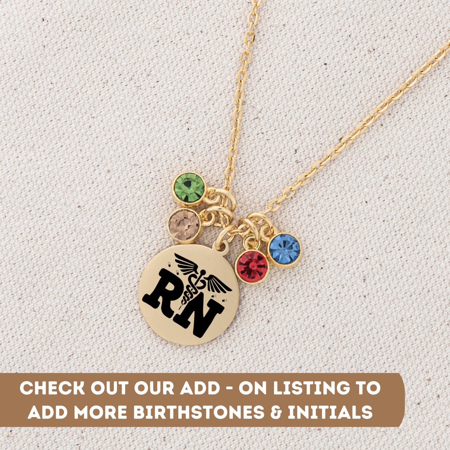 Personalized Nurse Necklace, RN Graduation Gifts, RN Gift, Nurse Pendant, Cute Nurse Gift, Nurse Charm, Nurse Graduation Gift, Nurse Jewelry