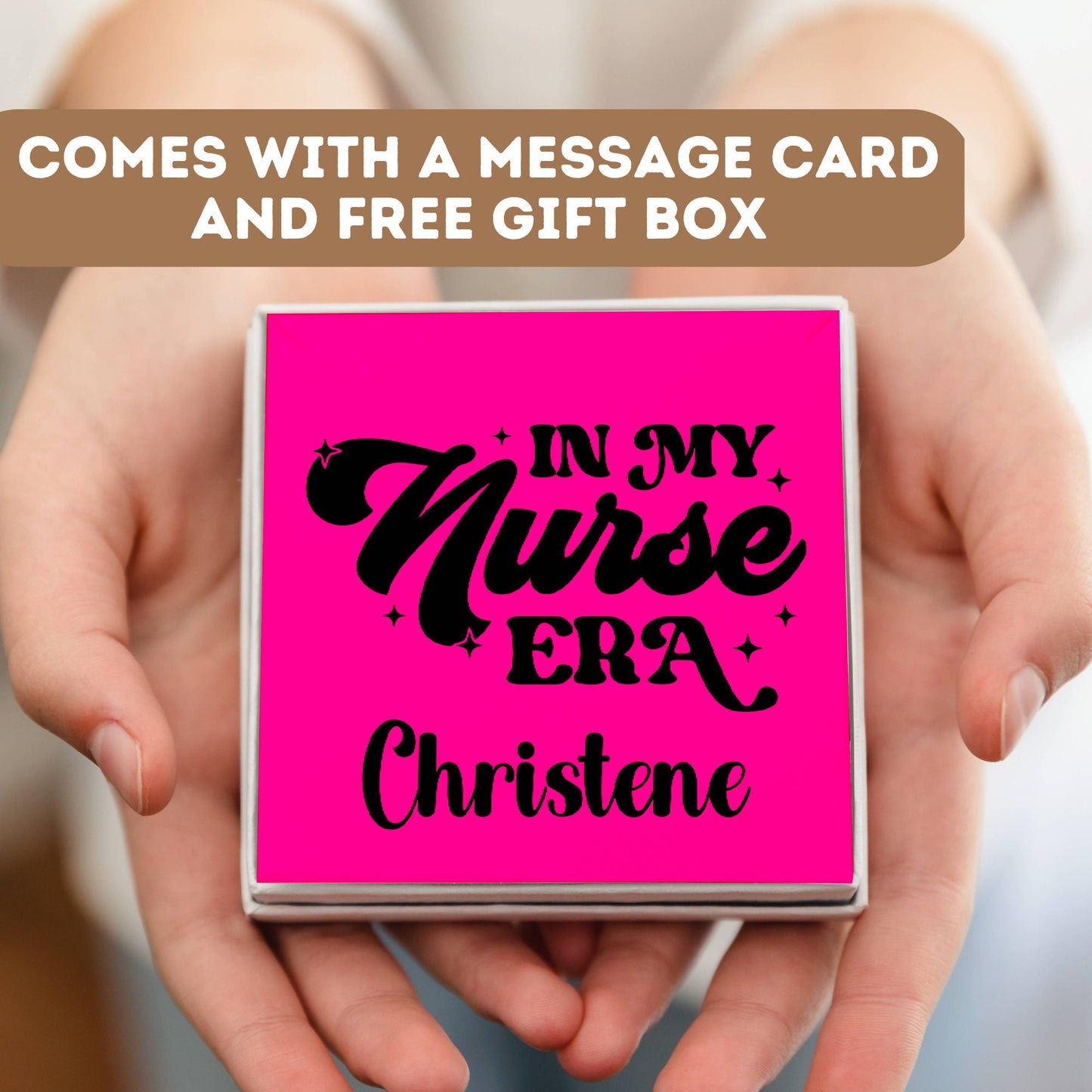Personalized Nurse Necklace Gift, Nurse Gift, Nurse Graduation, Nurse Era, Rn Graduation, Nurse Jewelry, Rn Gift, Nurse Pendant, Nurse Charm