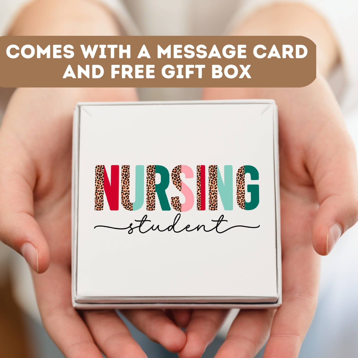 Nursing Student Necklace, Gift For Nursing Student, Medical Students Charm, Medical Student Graduation, Stethoscope Charm, Nurse Pendant