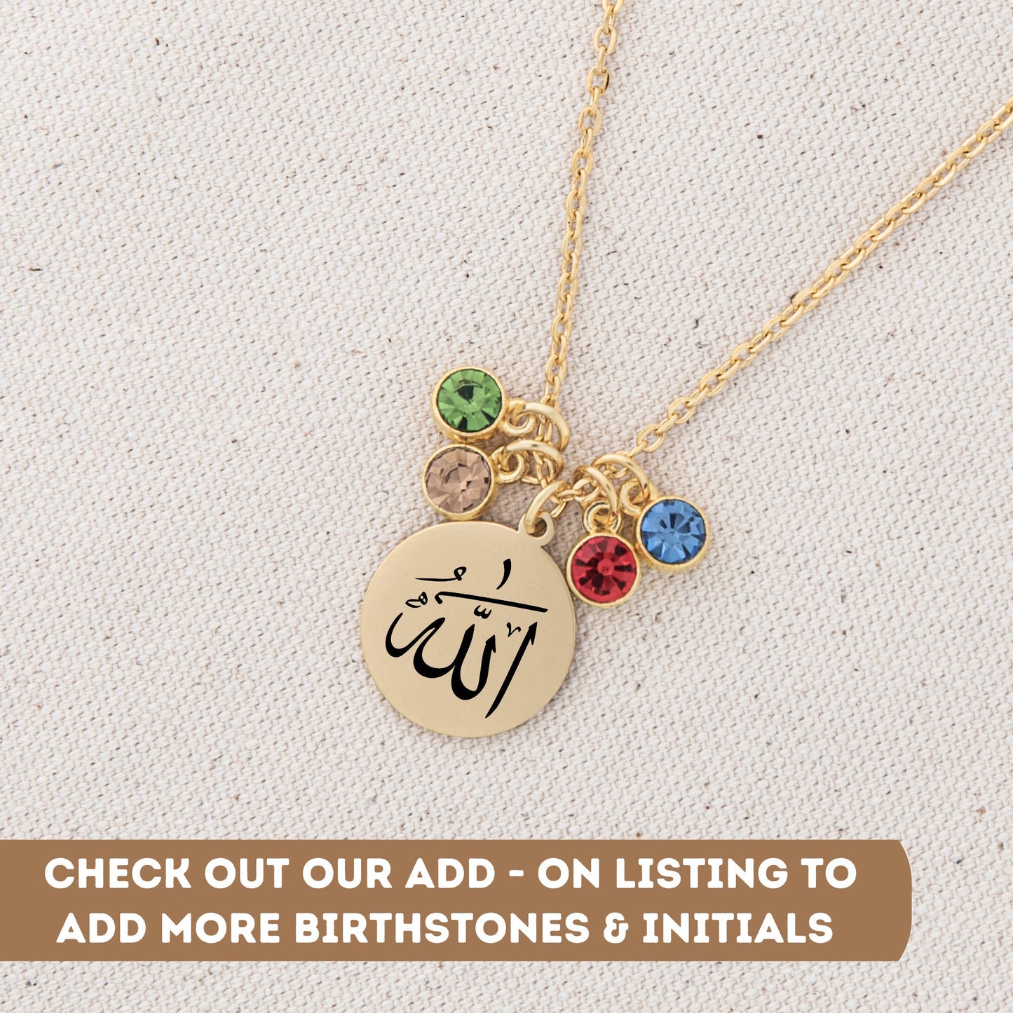 Personalized Allah Necklace For Women, Gift For Eid, Eid Al-Adha Gift, Eid Mubarak Gifts, Islamic Gift, Muslim Gifts