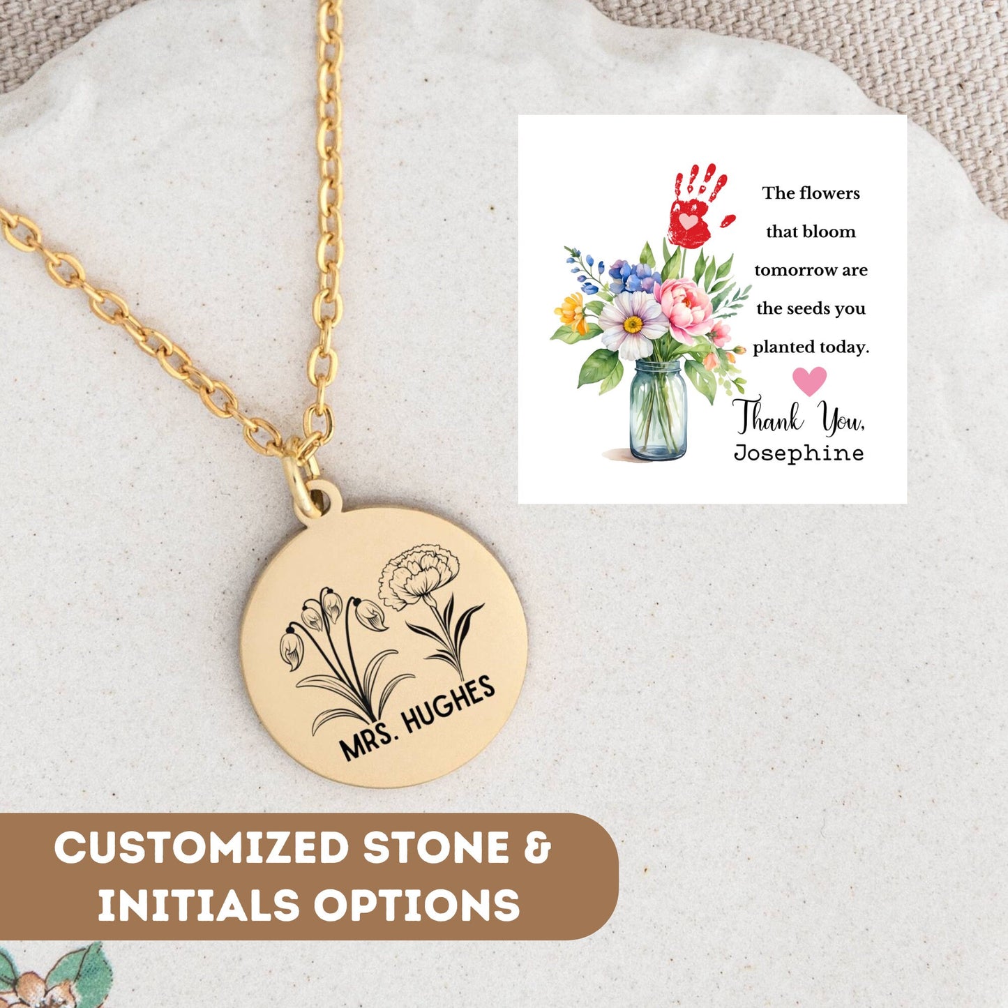 Personalized Teacher Necklace Gift, Teacher Appreciation Gifts, Teachers Gift, Teacher Necklace, Teacher Pendant Charms, End Of Year Gift