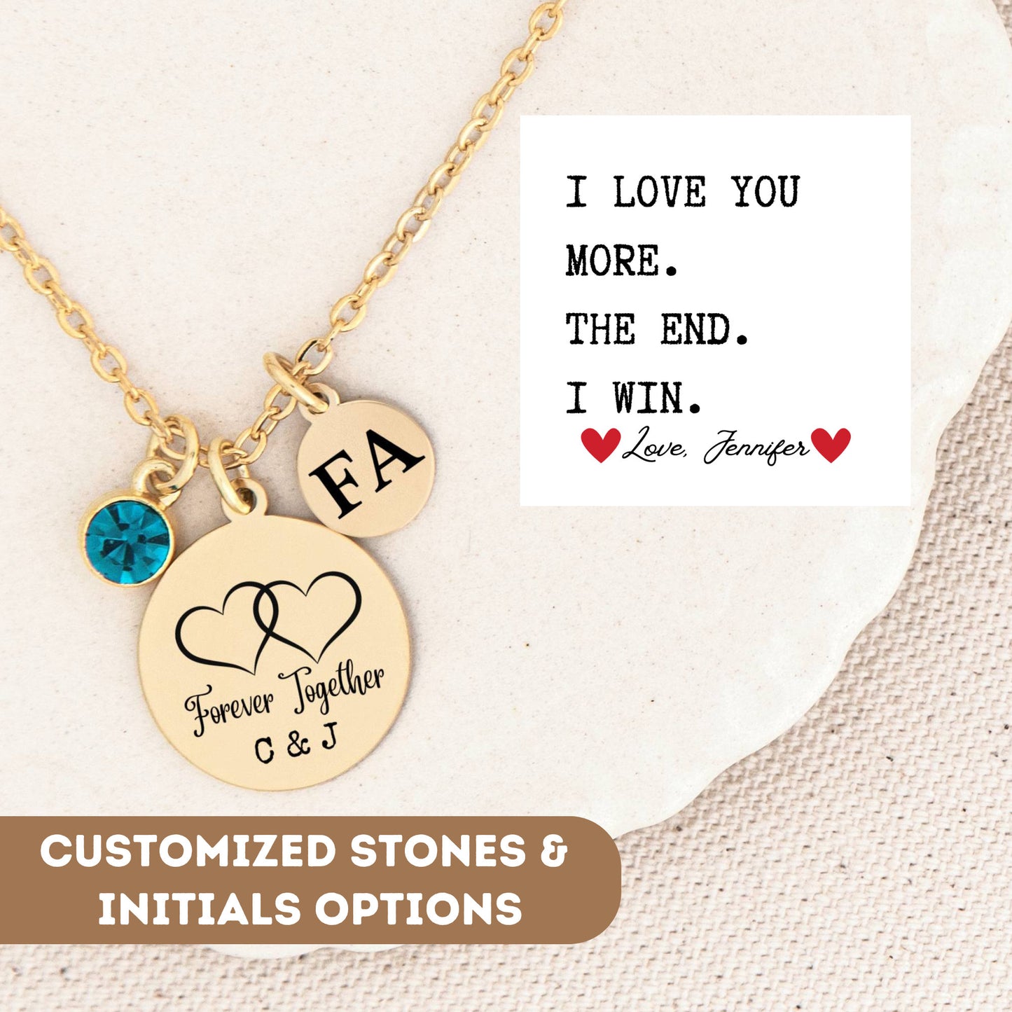 Personalized I Love You Mom Necklace Gift, I Love You Mom Gift, Mom Initial Necklace, Mom Initial Jewelry, Mom jewelry, Mom Mama necklace