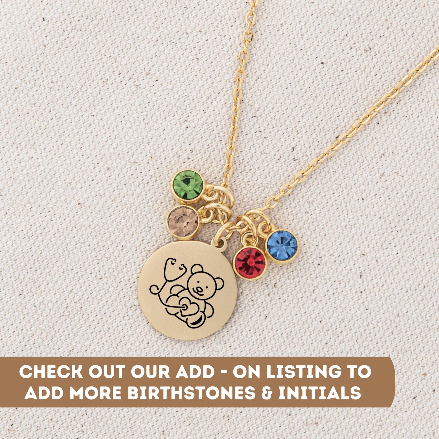 Personalized Pediatric Necklace Gift, Custom Pediatric Nurse Gift, Pediatric Nurse Pendant, Pediatric Nurse Charm, Gift For Pediatric Nurse
