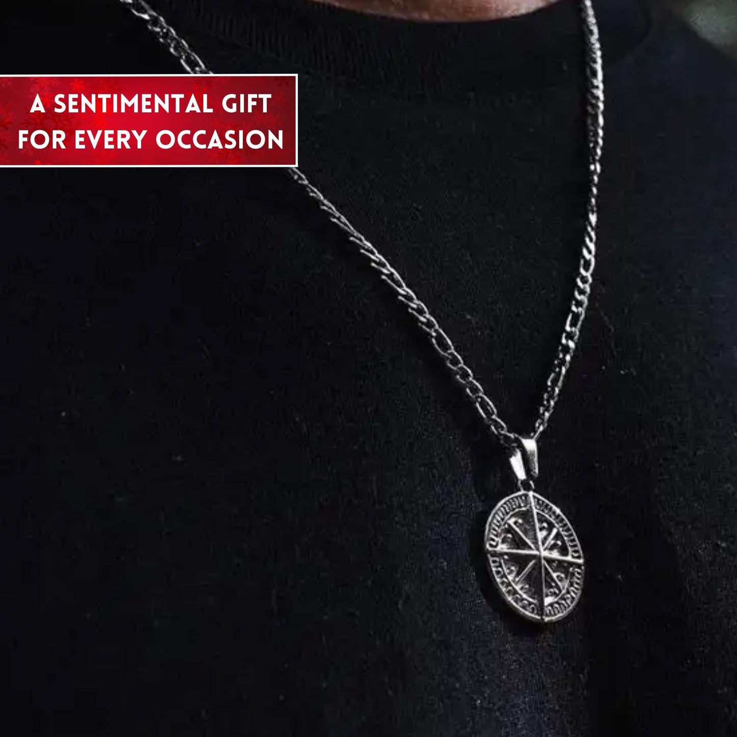 You Are Enough Necklace Personalized Compass Necklace Motivational Gift Motivation Gift For Son From Mom, Inspirational Necklace Inspiration