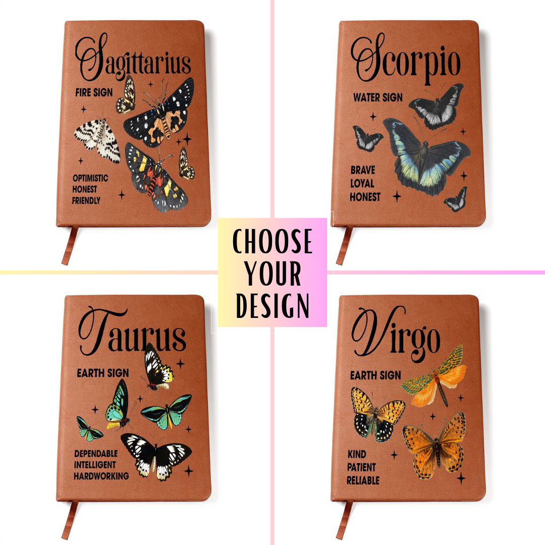 Almost Sold Out - Cancer Zodiac Leather Journal
