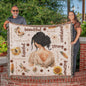 Almost Sold Out - I Am Strong Beautiful Heirloom Woven Blanket