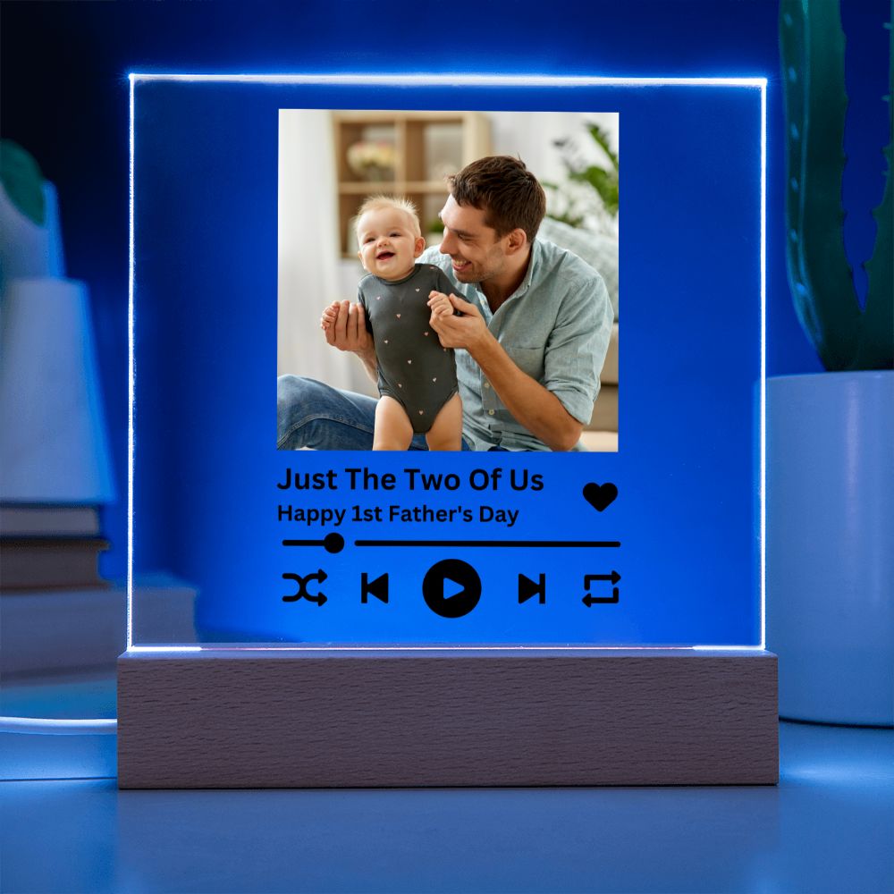 Personalized 1st Father's Day Acrylic Plaque