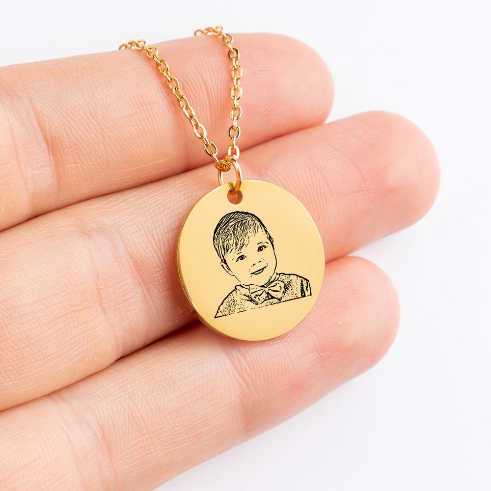 Almost Sold Out - Baby Portrait Necklace
